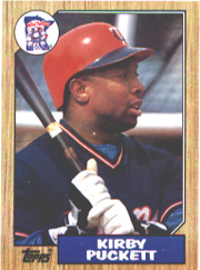 1987 Topps Baseball Cards      450     Kirby Puckett